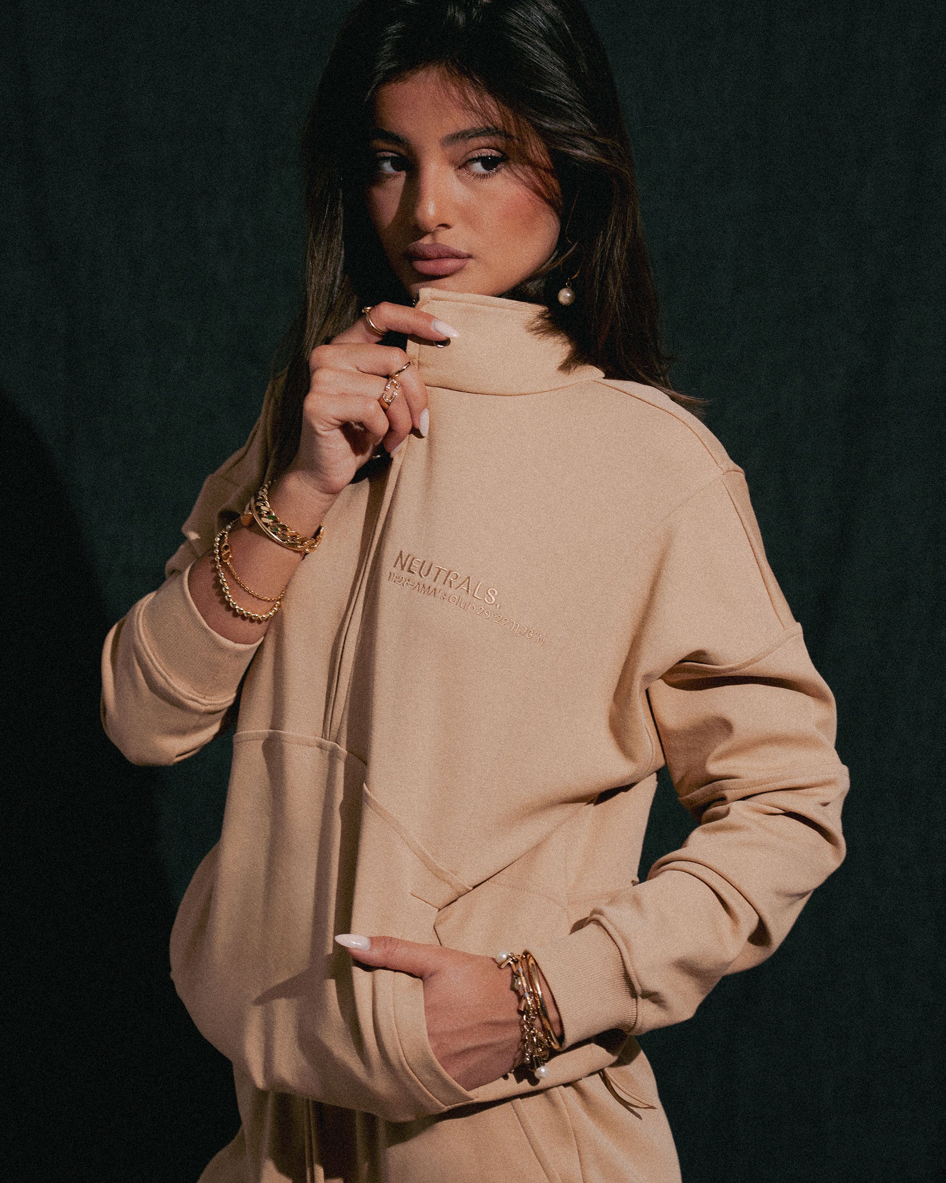 Half-Zip Pullover – Neutrals