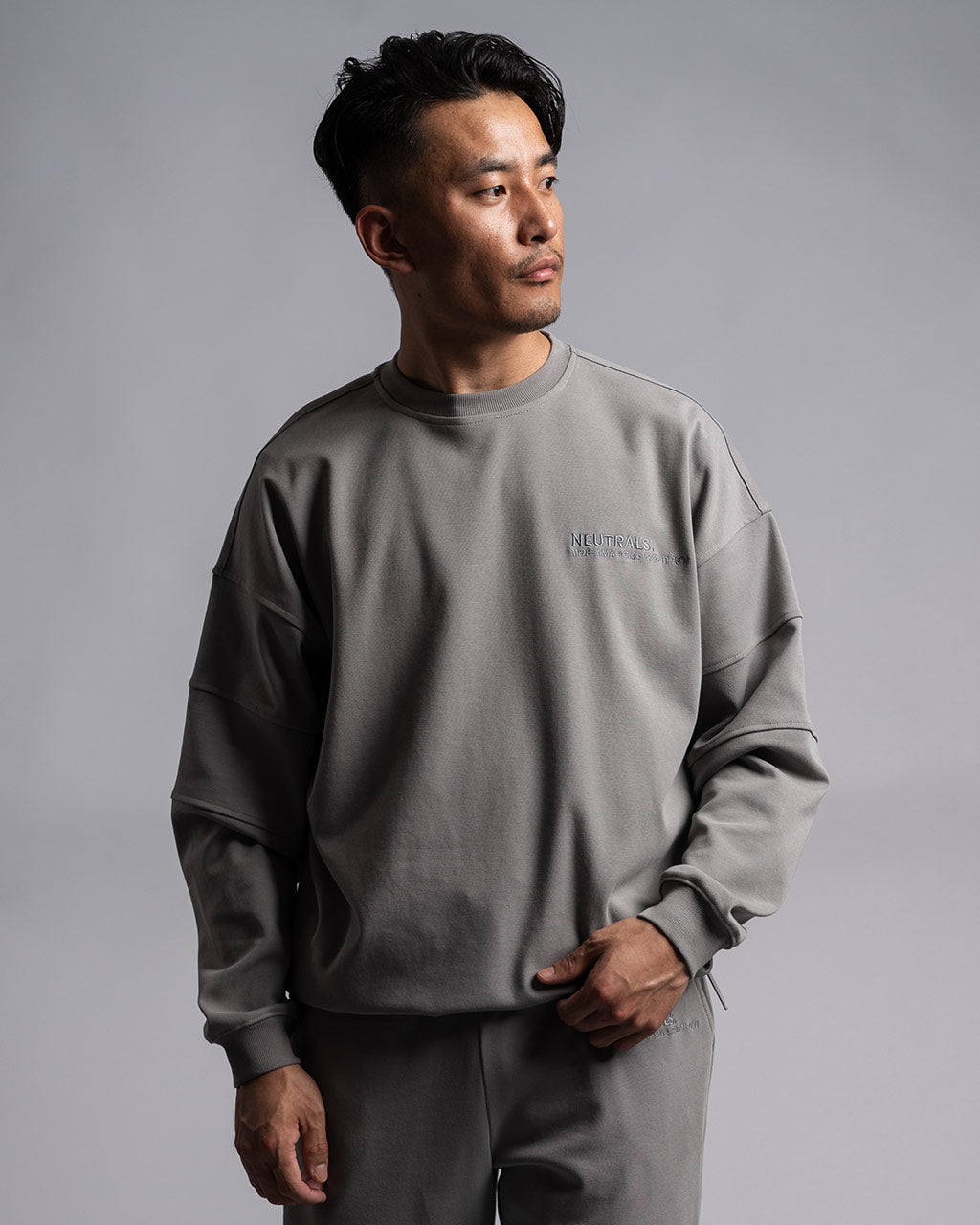 The Club Sweatshirt. Color: Slate.