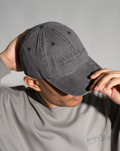 The Club Cap Washed Grey