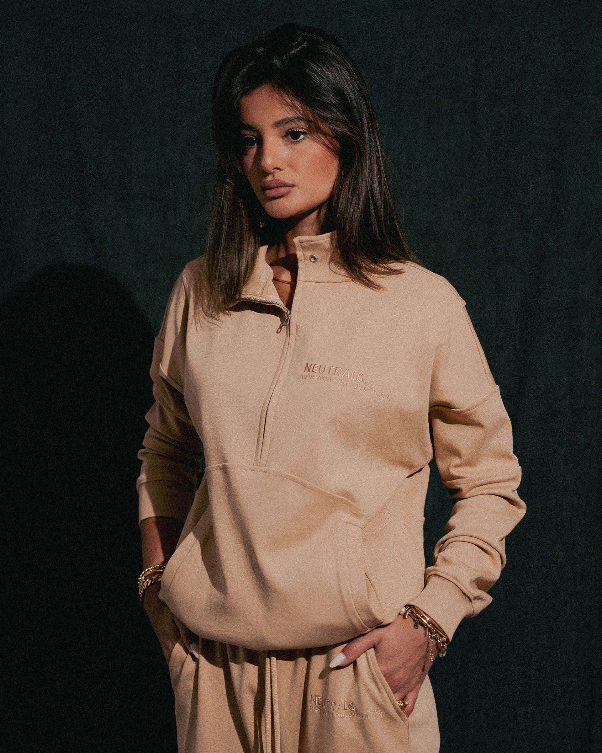 Half-Zip Pullover – Neutrals