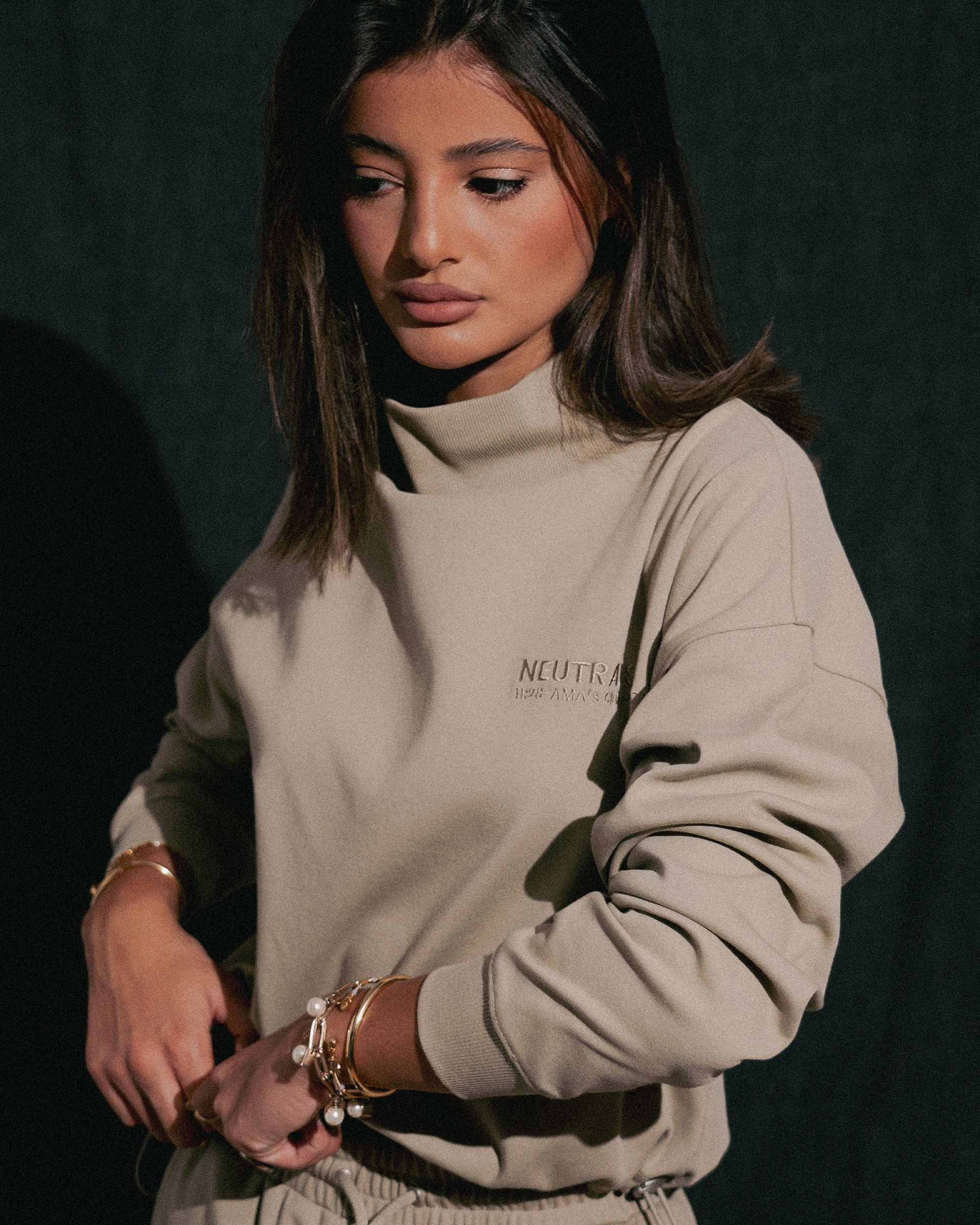 Loose Neck Sweatshirt