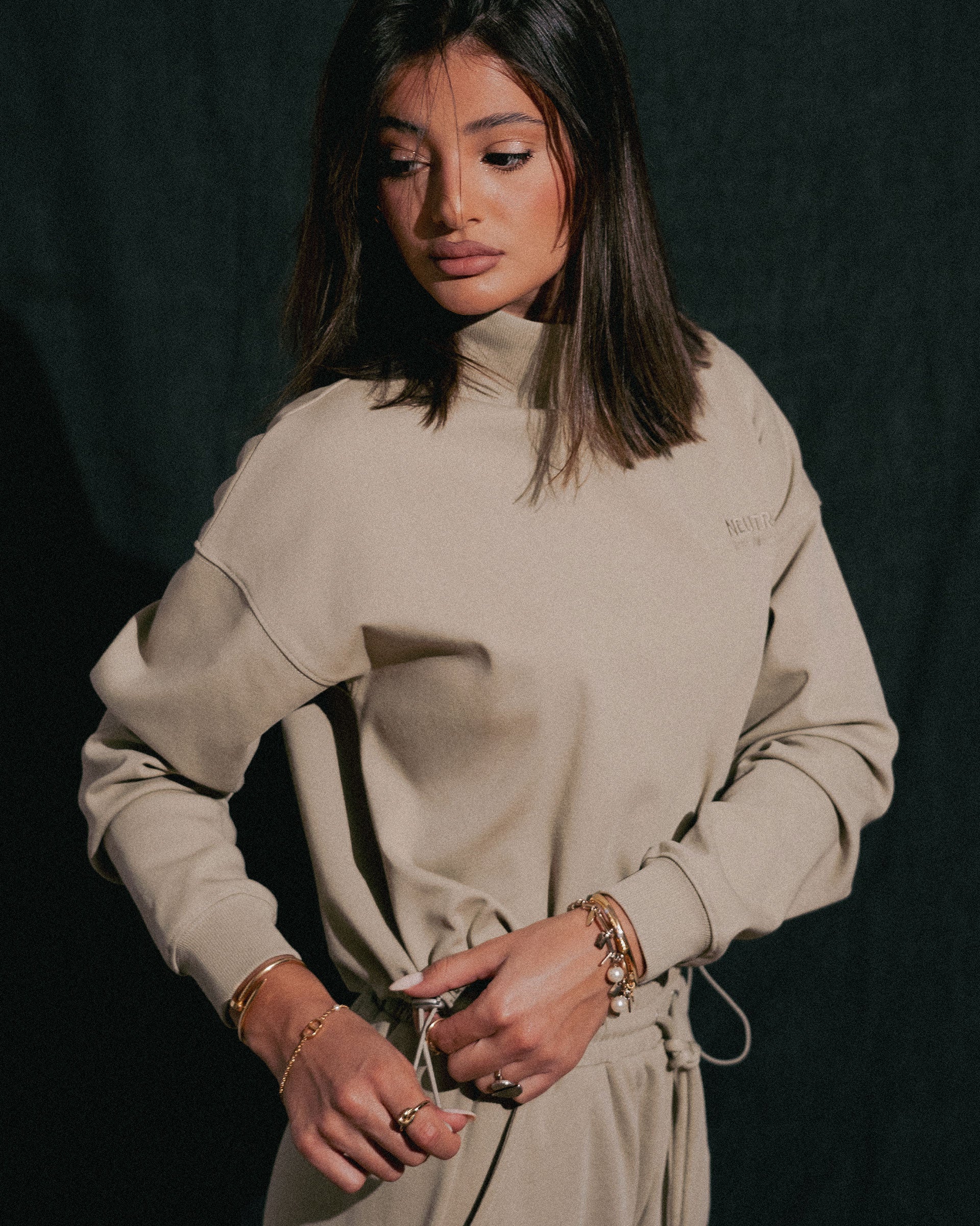 Loose Neck Sweatshirt